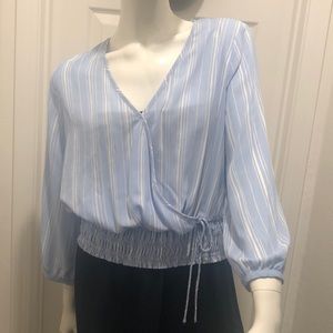 LS Wrap Smoked Crop Top